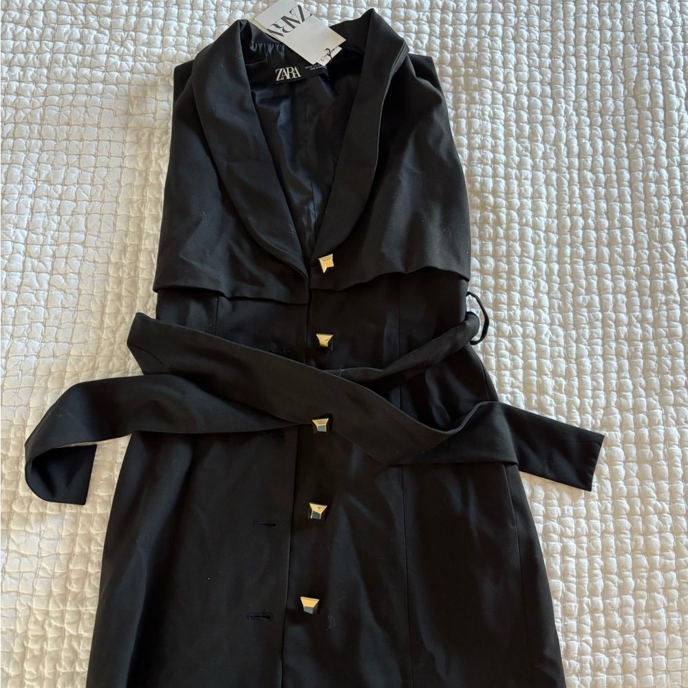 Zara Women's Black Trench Coat